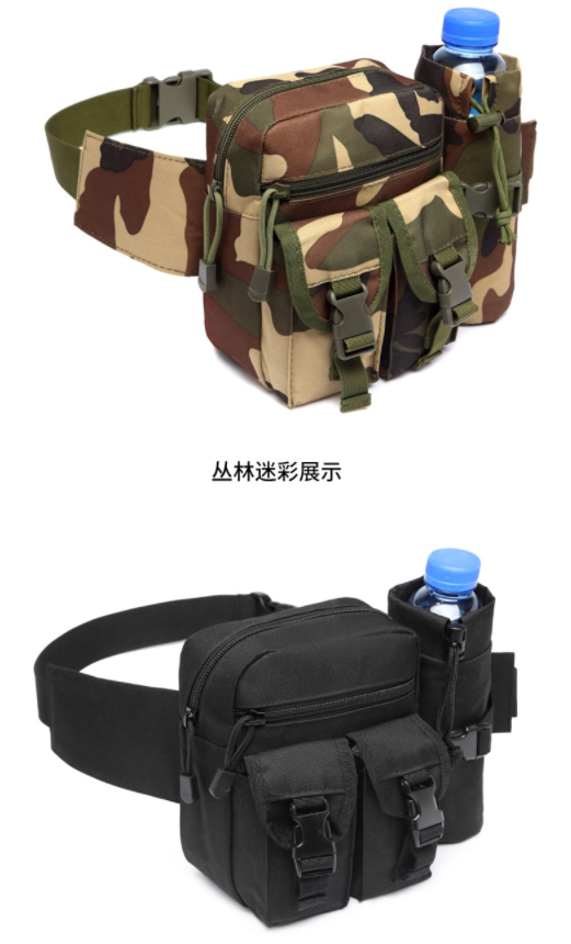 Lightweight Waterproof Oxford Cloth Waist Pack for Travelling and Hiking 2023 Design