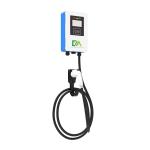7KW 11KW 22KW 32A Blue And White Wall Mounted Electric Car Single Gun AC Charger