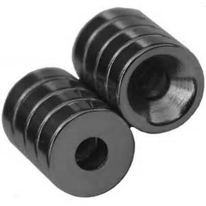 Quality Pot magnets with interstitial loop electroplating Nickel-Cu-Nickel wholesale