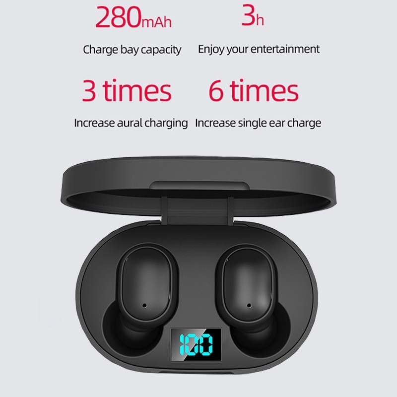 In Ear 5.0 Bluetooth Sports Earphones 3D Stereo 42db Sensitivity