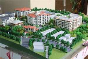 Quality Hospital Building Exhibition 3D Model Travel Case Packing Wood Plate Base wholesale