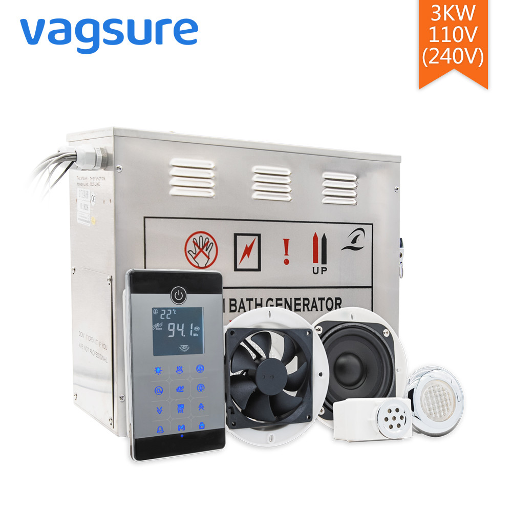 IPX5 Waterproof 3kw Steam Generator , Sauna Steam Generator CE Approved