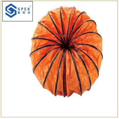 High Temperature Canvas Steel Wire Expansion Hose Smoke Exhaust Fan Soft Air