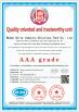 Wuhan Unite Caster  Co., Ltd Certifications