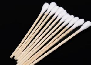 Quality Disposable Pure Cotton Medical Swabs Wooden Stick wholesale