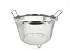 Silicone Handle BF04 Stainless Steel Mesh Filter Baskets Metal Steamer 6QT