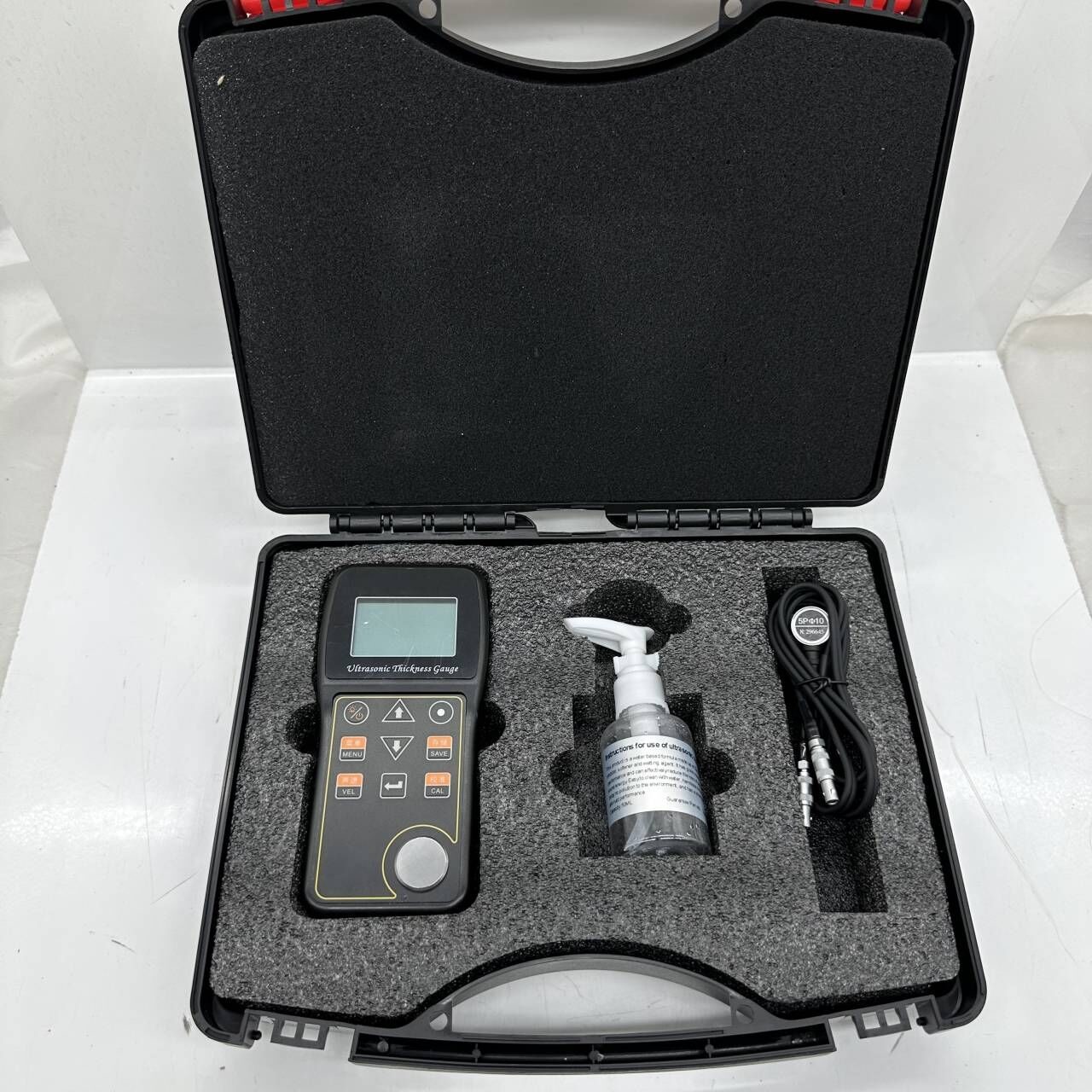 TG-200 0.60mm~500mm LED Screen Through Coating Ultrasonic Thickness Gauge Echo Mode