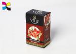 Tea Coffee Personalised Packaging Boxes CMYK PMS Colors Hot Stamping Embossing