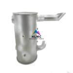 Daewoo DH55 Excavator Spare Parts Silencer Muffle DH55 D 220 H 490 IN 51 EX 63.5
