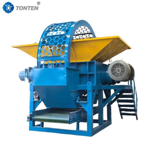 Cheap Cardboard Tyre Tobacco Cardboard Meat Shredder Machine Double Shaft Shredder for sale