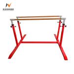 Wooden Outdoor Fitness Gymnastics Parallel Bars in 180*166*80-160cm Size for
