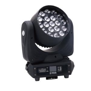 Quality Disco Concert Stage Moving Head Light Rgbw LED Wash With Zoom 19pcs 15w Lamp wholesale