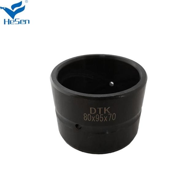 80x95x70 Mm Bucket Bushing Excavator 40cr Steel Black Bushes For Excavator