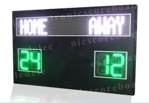 Quality 110V ~ 250V LED Football Scoreboard Iron / Steel / Aluminum Frame Material wholesale