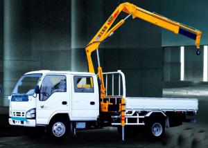 Quality Durable Knuckle Boom Truck Mounted Crane, Wire Rope Raise And Down 3200 kg wholesale