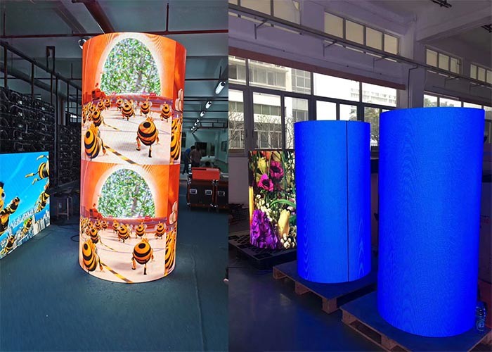 Indoor Soft Flexible LED Displays Module P4 60x30 Dots Rgb Video Wall Panel