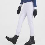 White Children'S horse riding Pants Side pocket equestrian breeches Moisture