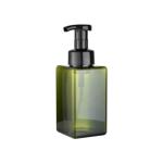 Personal Care PETG Square Bottle with Lotion Pump 250ml 450ml 500ml Capacity