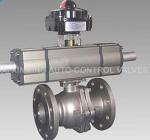 0-180 degree pneumatic rotary actuator autocontrol valves rack and pinion type