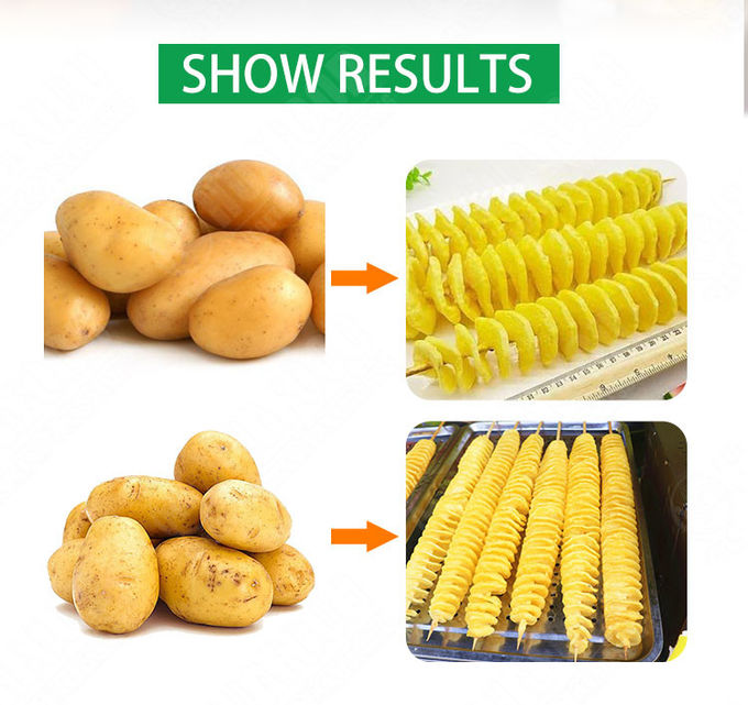 Twister Multifunction Vegetable Cutting Machine Spiral Potato Chips Cutting Machine