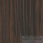 ODM Fancy Plywood Board Customized Ebony Veneer Plywood Panel