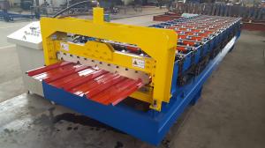 Quality High Capacity 20 M / Min Corrugated Roof Sheet Roll Forming Machine 45# Steel Rollers wholesale