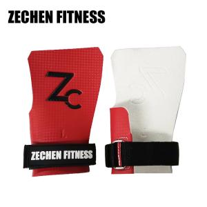 Quality Freedom Fingerless Crossfit Grips Red Gym Hand Gloves With Rubber Velcro Strap wholesale