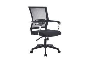 Quality Black PP Breathable 50cm Office Chair With Thick Cushion wholesale