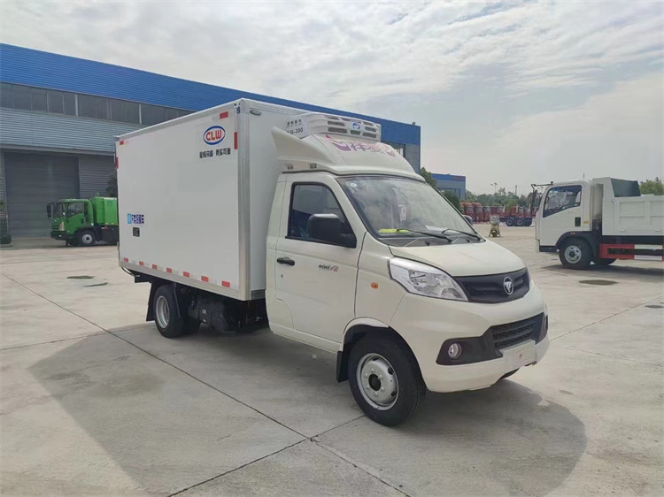6 Wheel Foton Mini Refrigerator Truck 110km/H Small Freezer Truck In Dubai