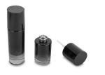 Recyclable 20ml Dropper Bottles , Essential Oil Packaging Bottles Black Anti
