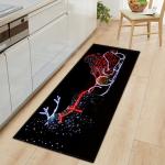 Christmas Long Strip Washable Kitchen Carpet For Sofa Area