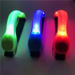 Outdoor running sports led slap band reflective flashing wristband LED Slap