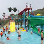 Spray Water Park Equipment Fiberglass Water Slide Playground