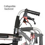 Aluminium Travel ISO 13485 12.5KG Lightweight Manual Wheelchair