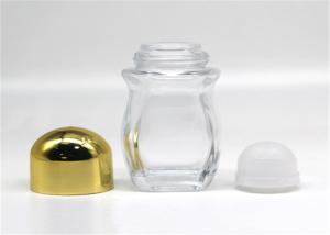 Quality 50ml Refillable Glass Roller Bottles Deodorant Containers For Essential Oil wholesale