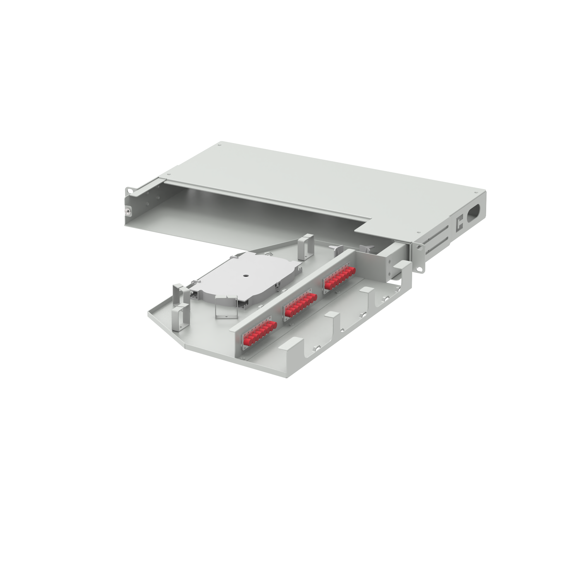 Sub Optic Distribution Frame for Best 24 Cores FC UPC Type 19 Inch Swing Patch Panel