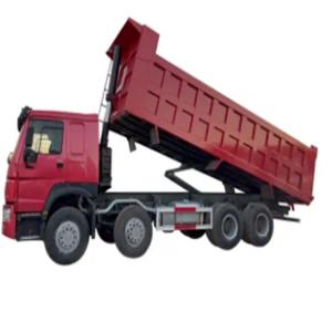 Quality Howo E7 60 Ton 8X4 Tipper Truck 12 Tires Left Hand Drive Euro4 Emission Dumper For Mining Transportation wholesale