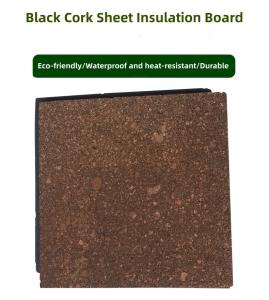 Quality Eco-Friendly Black Cork Sheet Dark Cork Board Roll Tiles For Crafts wholesale