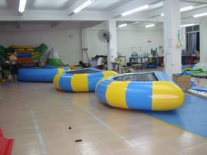 Quality Outdoor 0.9mm Pvc Tarpaulin Inflatable Watertrampoline For Water Sports Game wholesale
