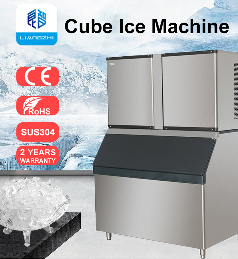 900kg Daily LZ-2000 Commercial Large Cube Maker Ice Suppliers for Your Business Needs