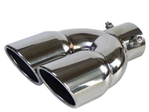 Quality Dual Ss 304 Auto Exhaust Tips 3 Inch Outlet wholesale