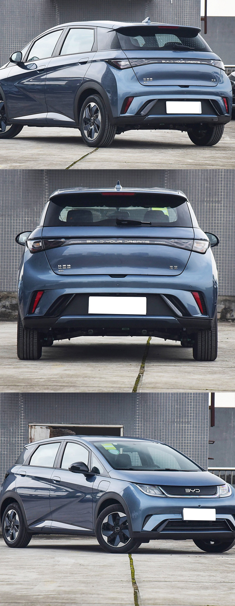 Mini Energy Electric Vehicle BYD Dolphin 2025 With R19 Tires And Electric Rear Window