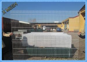 China Green Vinyl Coated Decorative 3D Fence Panels Welded Wire Mesh For Playground on sale