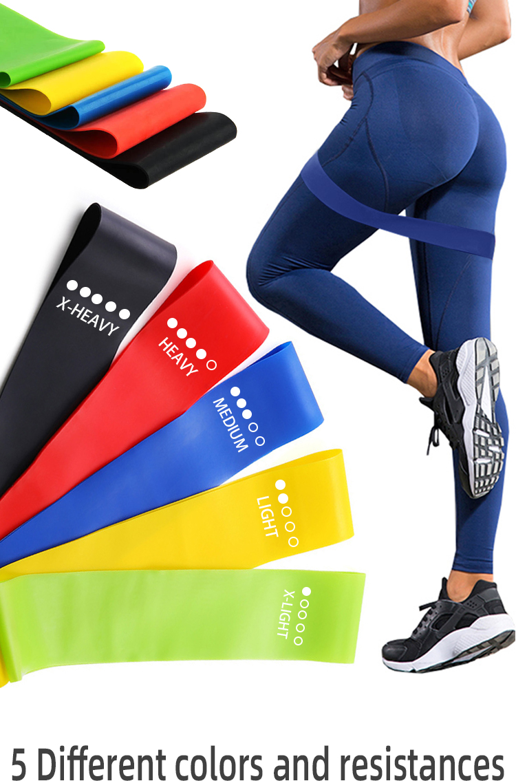 1.8M 5 Piece TPE Resistance Bands