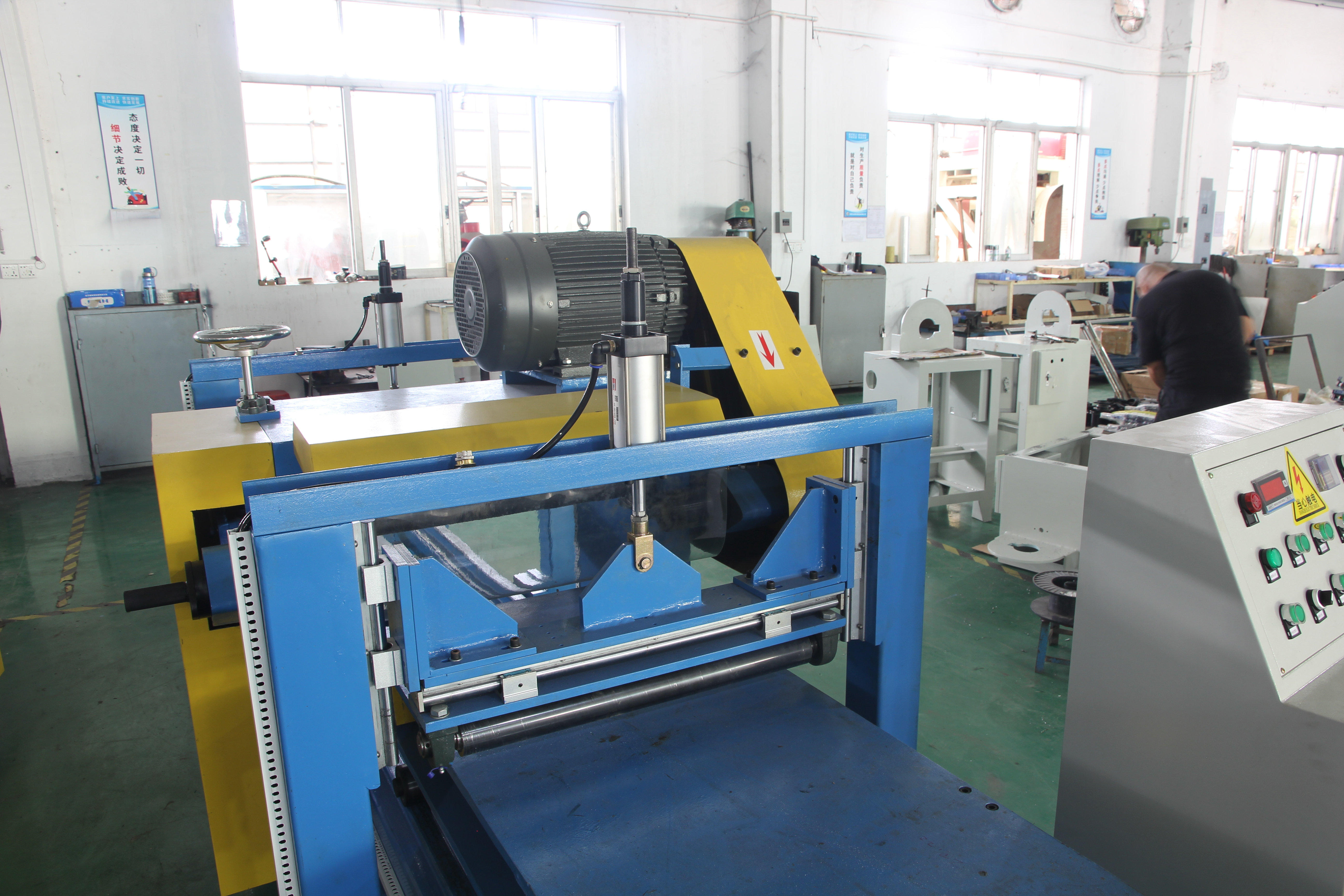 Stainless Steel Plane Polishing Machine PLC Automatic 3m Travel 415V
