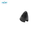 Black Carbon Fiber Fairings , 0 . 01 - 0 . 05MM Tolerance Precision CNC Parts