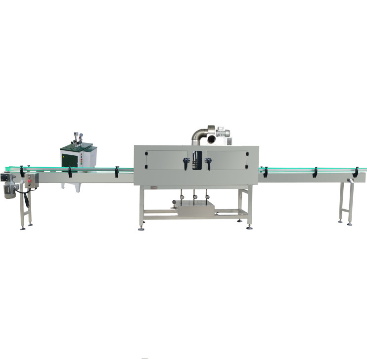 PET PVC OPS Label Material Steam Shrink Tunnel with 0.4-0.6Mpa Steam Pressure and 2000mm Length
