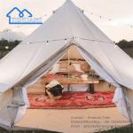 Luxury Large Outdoor Family Camping Canvas Bell Tent Teepee Yurt Glamping Tent