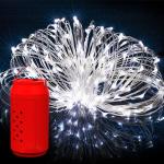 Christmas Wedding Decorative Warm White Outdoor String Lights 2V 350MA Solar