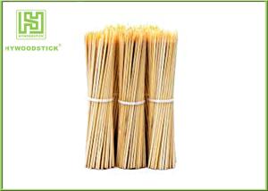 Quality Eco - Friendly Bamboo BBQ Sticks Vegetarian Bbq Skewers Wooden 25cm Length wholesale